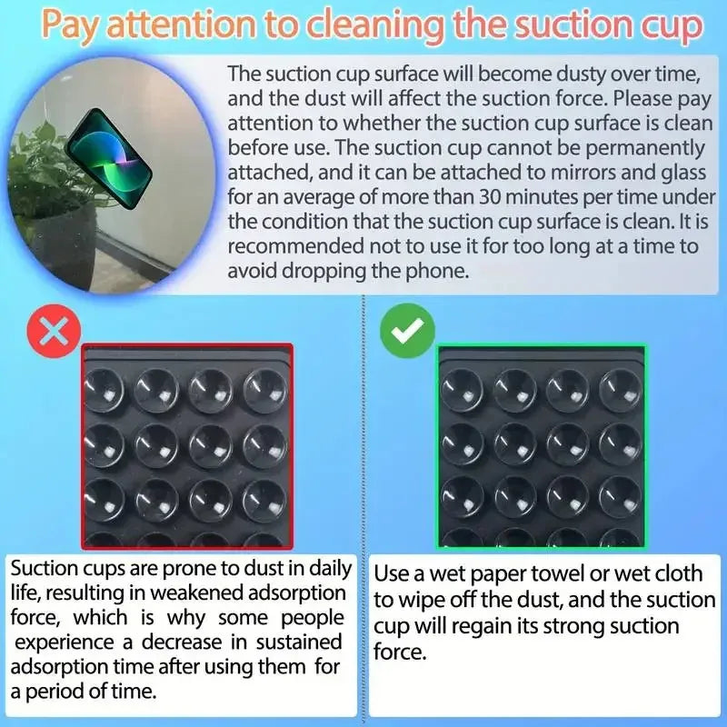 Sticky Suction Phone Grip Pad