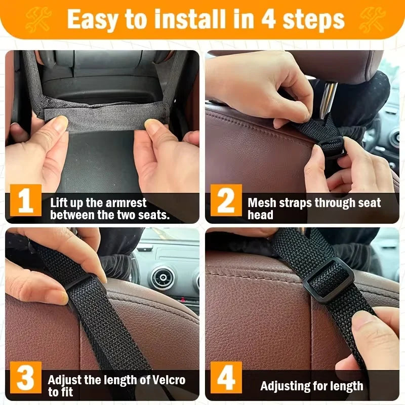 Drive-Ready Seat Organizer
